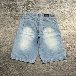 Vintage‎ Cube Jorts Size 40 Blue Y2K Baggy Grunge Skater Jean Shorts